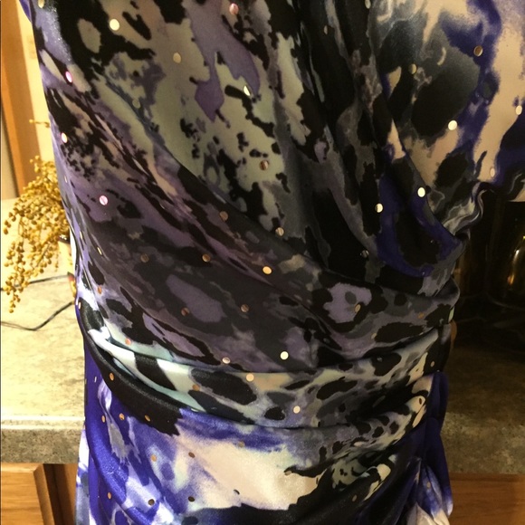 Long Blue Prom Dress - Picture 4 of 5